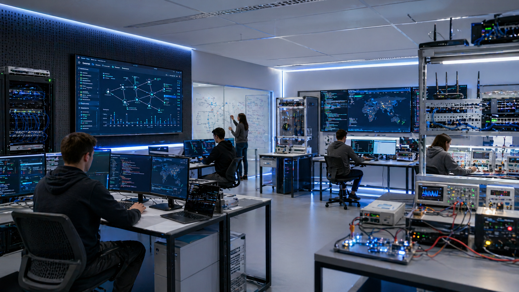 Base interactive du programme avec zones actives